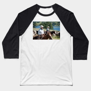 Preparing to herd cattle Baseball T-Shirt